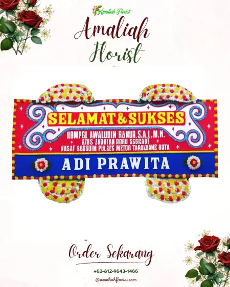 Papan Bunga Ucapan Selamat Pakis Aji